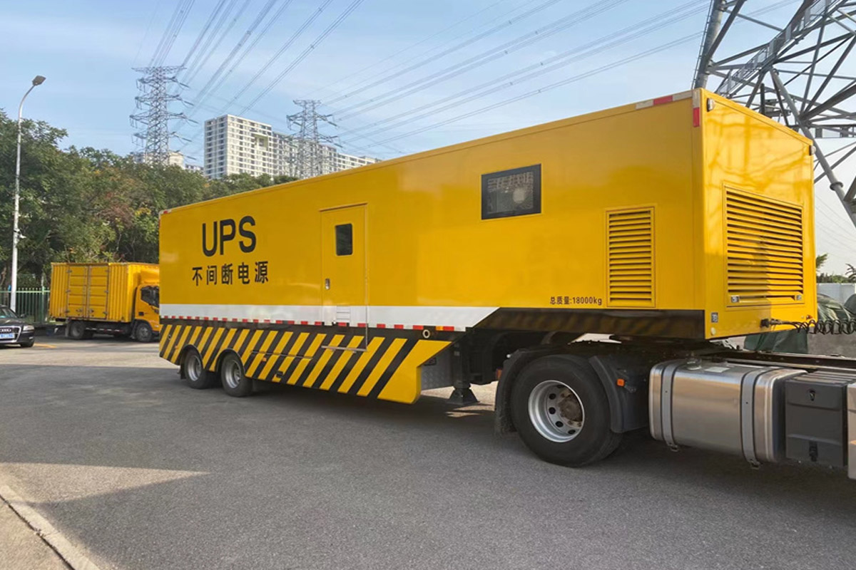阿克陶发电机租赁施工现场